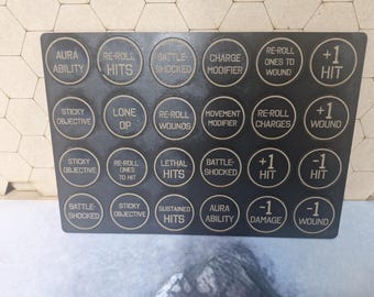 Modifikator Token für Tabletop Spiele