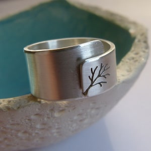 FEDEX SHIPPING Adjustable silver ring, tree of life, metalwork, for wife, for daughter, mothers day gift, for her, 30th 40th birthday gift