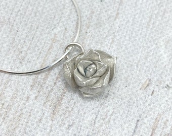 Sempervivum Sterling silver necklace