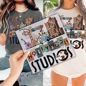 Disney Hollywood Studios DTF Transfer for Ready to Press, Ready to Apply for Heat Press, DTF Prints, Shirt Transfer