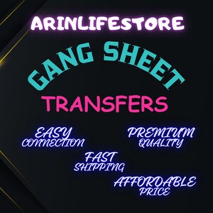 Dtf Gang Sheet Transfers, DTF Transfers,  Dtf Transfer Custom, Dtf Transfers Ready For Press, DTF prints, Screen Print Ready To Press