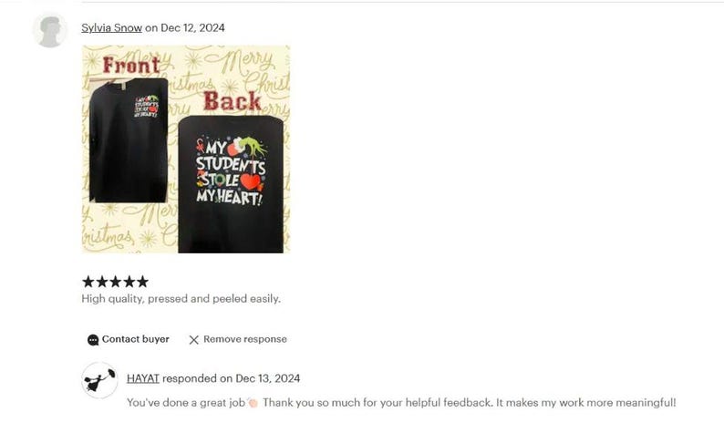 a screen shot of a t - shirt on a website