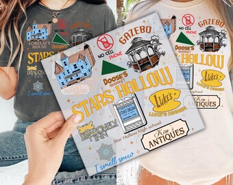 Stars Hollow Autumn Festival Ready to Apply for Heat Press, Luke's Dinner DTF Transfer for Ready to Press, Dragonfly Inn DTF Print, Fall Dtf