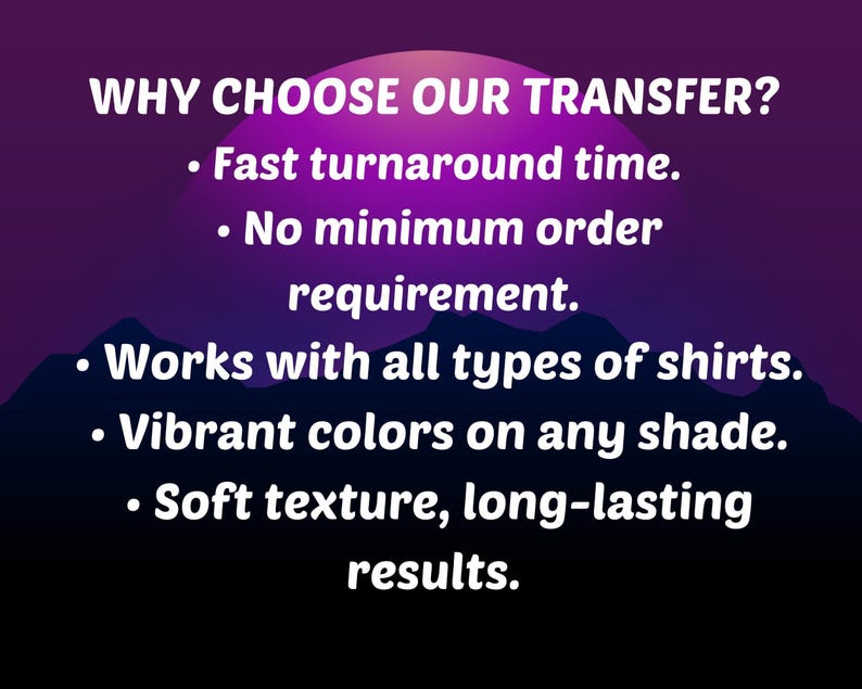 a picture of a mountain with text that reads, why choose our transferer?