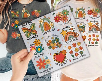 Mental Health Matters DTF Transfer for Ready to Press, Recreational Therapy Ready to Apply for Heat Press, Anxiety DTF Prints, Inspirational