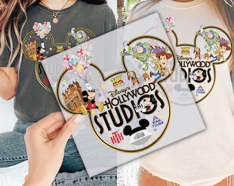 Disney Hollywood Studios DTF Transfer for Ready to Press, Disney Trip Ready to Apply for Heat Press, Custom DTF Prints, Shirt Transfer