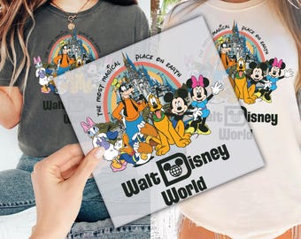 Walt Disney World DTF Transfer for Ready to Press, The Most Magical Place On Earth Ready to Apply for Heat Press, DTF Prints,