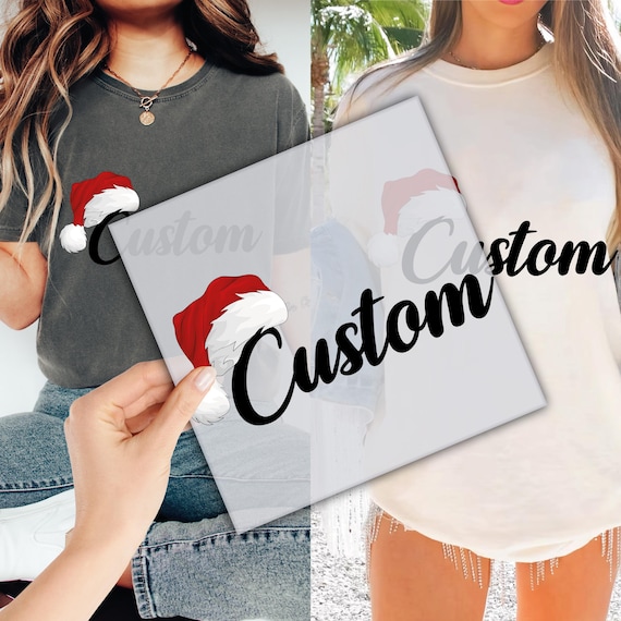 Custom Christmas Family Name DTF Transfer for Ready to Press, Christmas Family Matching Ready to Apply for Heat Press, Personalized Xmas Dtf