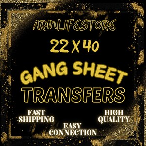 Dtf Gang Sheet Transfers, DTF Transfers,  Dtf Transfer Custom, Dtf Transfers Ready For Press, DTF prints, Screen Print Ready To Press