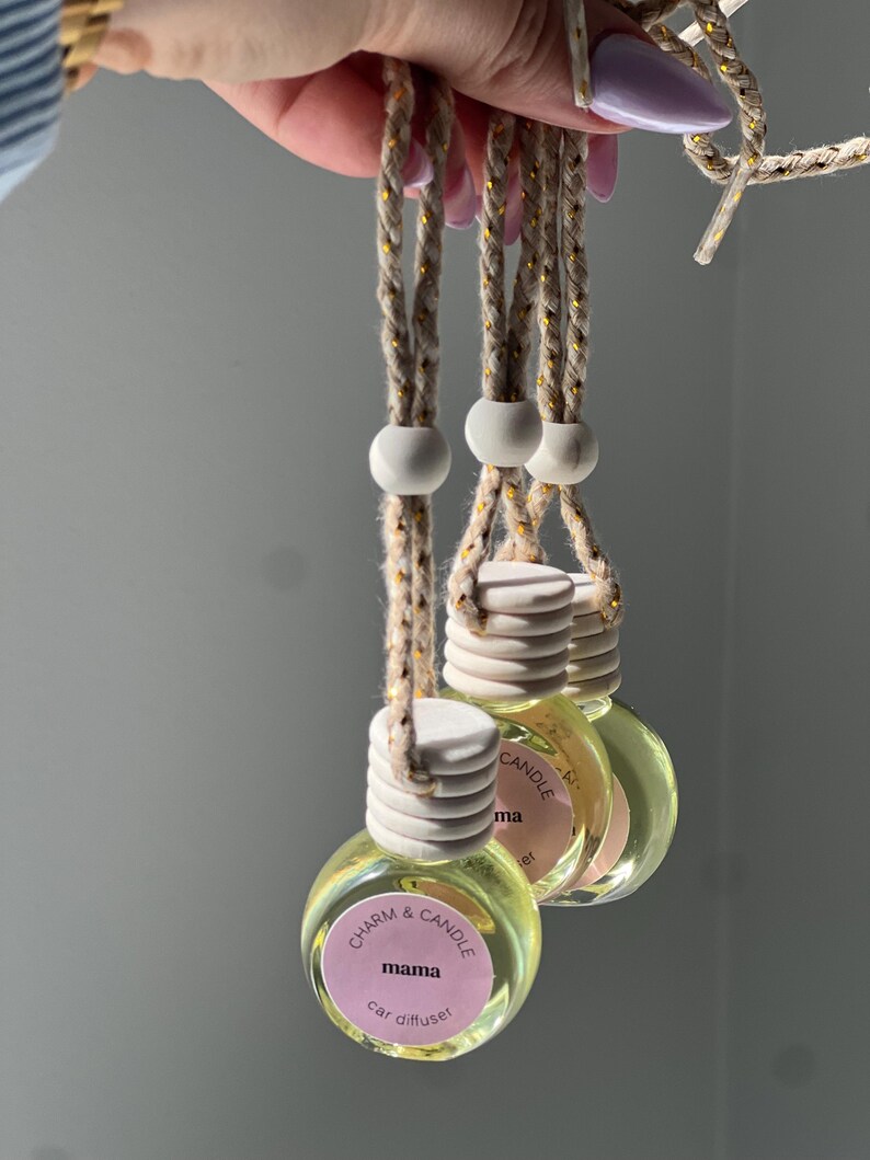 French Floral Car Diffuser | Vanilla & Citrus Blossom Air Freshener - Etsy