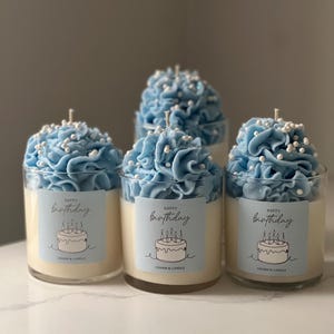 Happy Birthday Candle Cake Fragranced 10oz Soy Wax