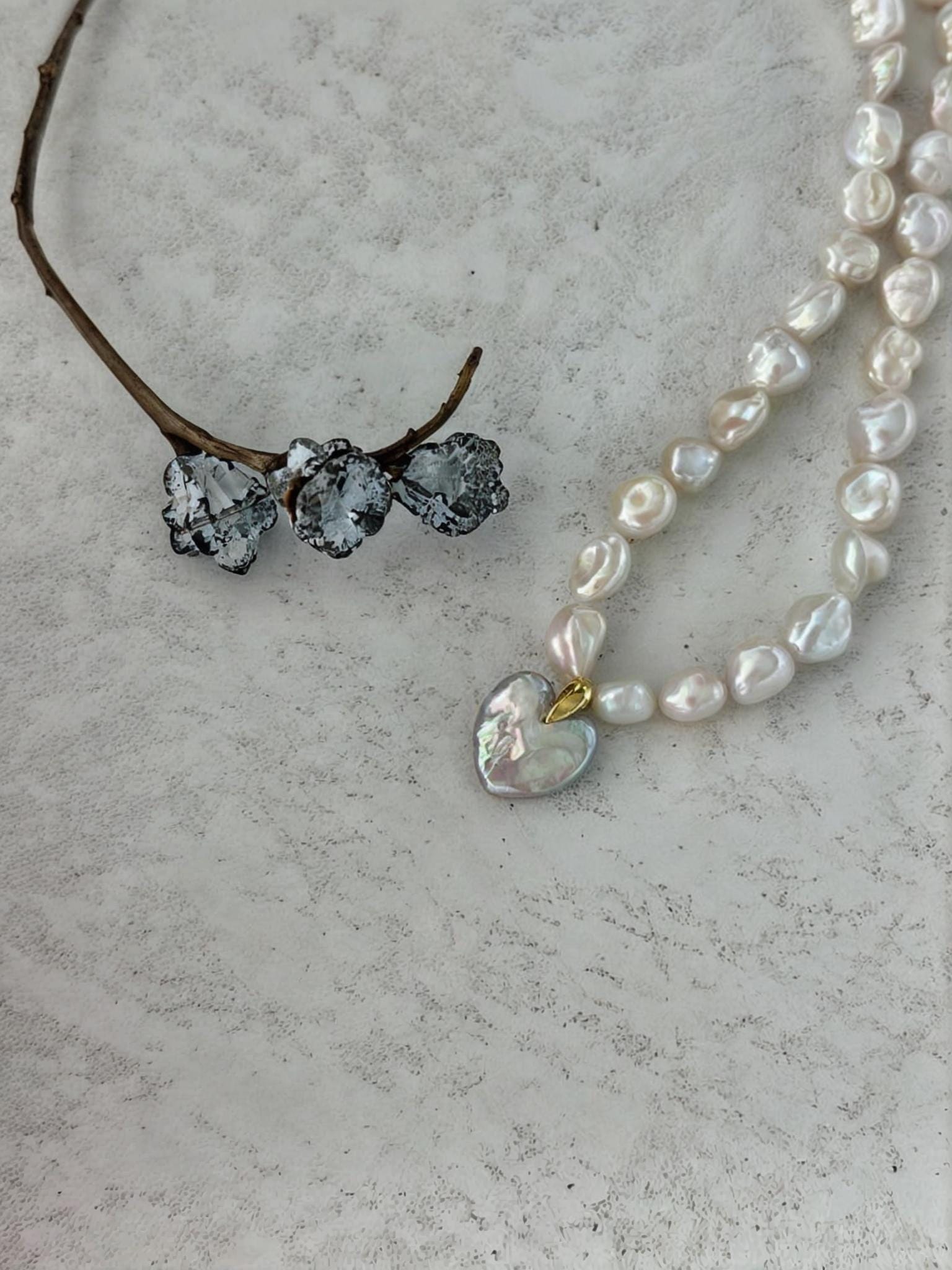 Mini Baroque Freshwater Pearl Necklace main image 1