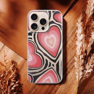 Hearts Cover Love Phone Case for iPhone 16Pro,16E,15,14,13,12Samsung S25,S24Fe,S23,A56,A16 Pixel 9A,9Pro XL,8A,8Pro,7A