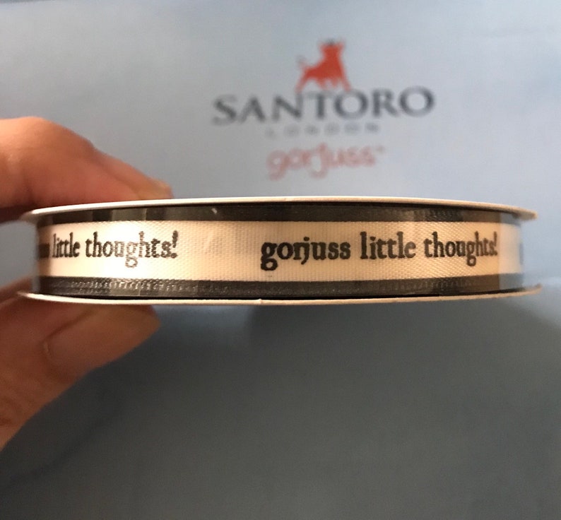 Gorjuss Satin Ribbon by Santoro 10m per Roll. Single or Set Etsy