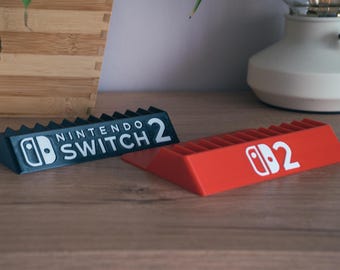 Nintendo Switch Spielehalter | Nintendo Switch 2 Spielehalter | Spielkartenständer | Modulorganizer | 2 Textoptionen | Mehrere Farben