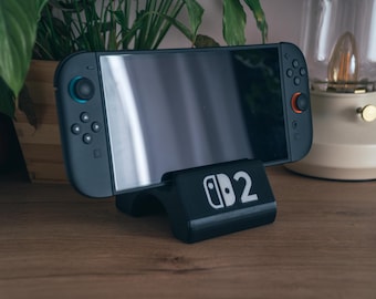 Nintendo Switch 2 Konsolenständer | Ladestation mit Kabelanschluss | NS2-Präsentationsständer | Verschiedene Farben