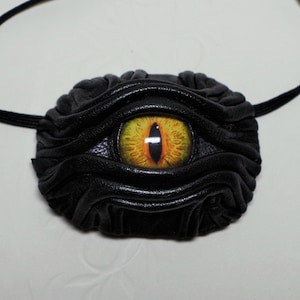 Black Leather Eye Patch Cosplay Larp Steampunk Pirate Captain - Etsy