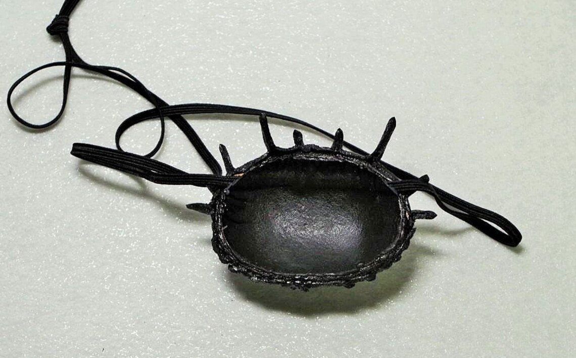 Dragon Eye Eye Patch Black Leather. Snake Eye Patch. Blue Eye | Etsy