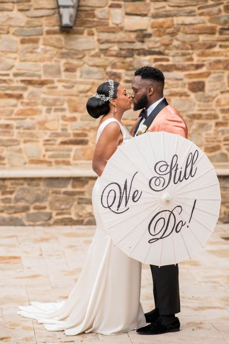 Wedding Vow Renewal Anniversary Umbrella Parasol Custom Anniversary Sign Banner Photography Prop Decoration Anniversary Decor