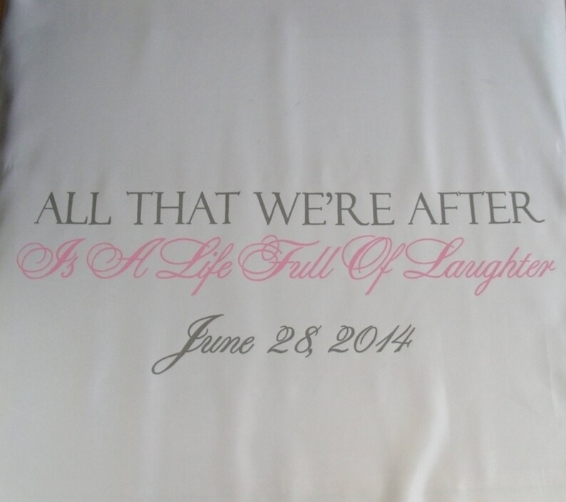 Wedding Aisle Runner Quote Scripture Verse Ceremony Runner Etsy