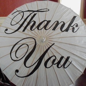 Personalized Wedding Parasol Umbrellas Photography Prop