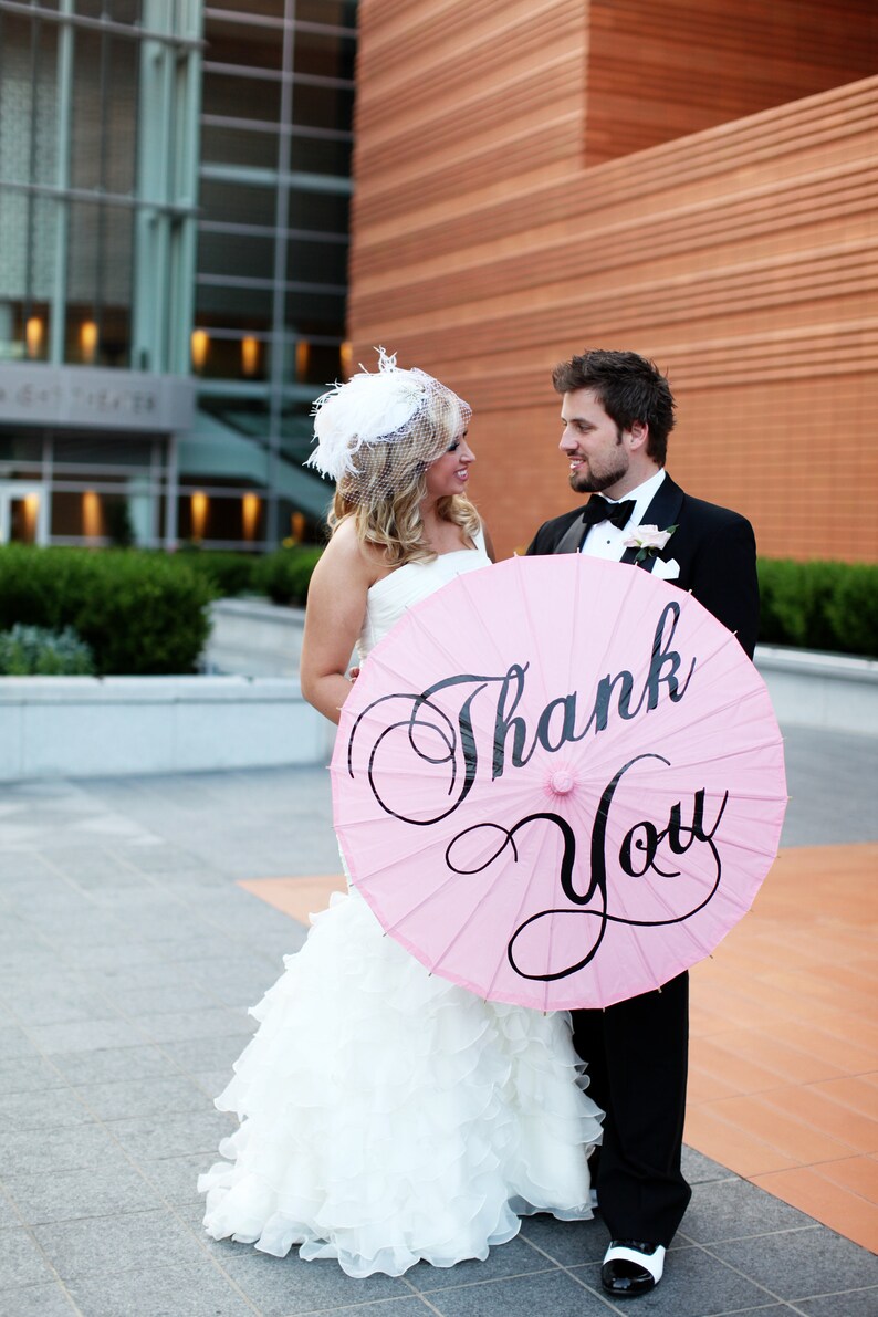 Personalized Wedding Thank You Photography Prop Thank You cards