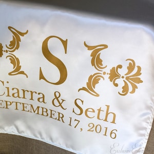 Wedding Backdrop Custom Personalized Wedding Sign Banner Monogram Sign Head Table Decoration Reception Bridal Shower Decor