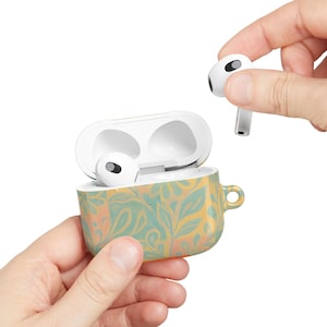 Funda floral para AirPods: cubierta protectora de policarbonato - Trendy Tech