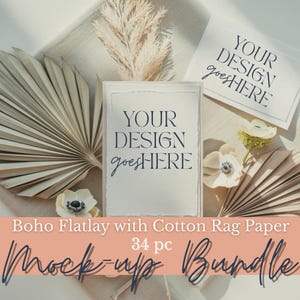 Pacote de mockups de convites de casamento minimalistas – Conjunto Flat Lay Neutro (34 imagens) | Modelos prontos para Canva para papelarias e designers