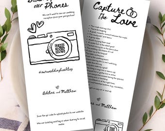 Wedding Guest Activity Template for Wedding Reception Memorable iSpy Photo Challenge Game QR Code Wedding Reception Icebreaker Printable DIY