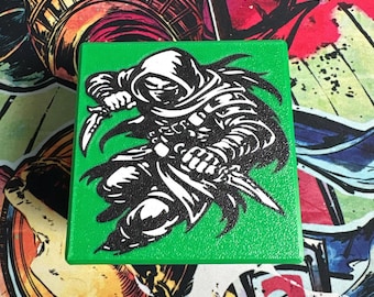 MTG Commander Deck Box Assassin Art w/ Commander Window – 100+ Card Storage case