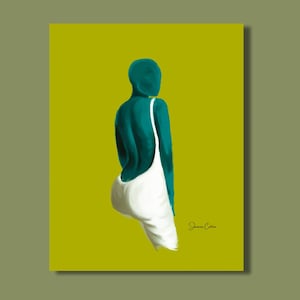 TERRA, art deco, abstract art, digital art print, Giclée print