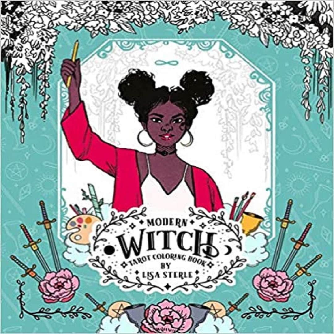Modern Witch Tarot Coloring Book Modern Tarot Library - Etsy