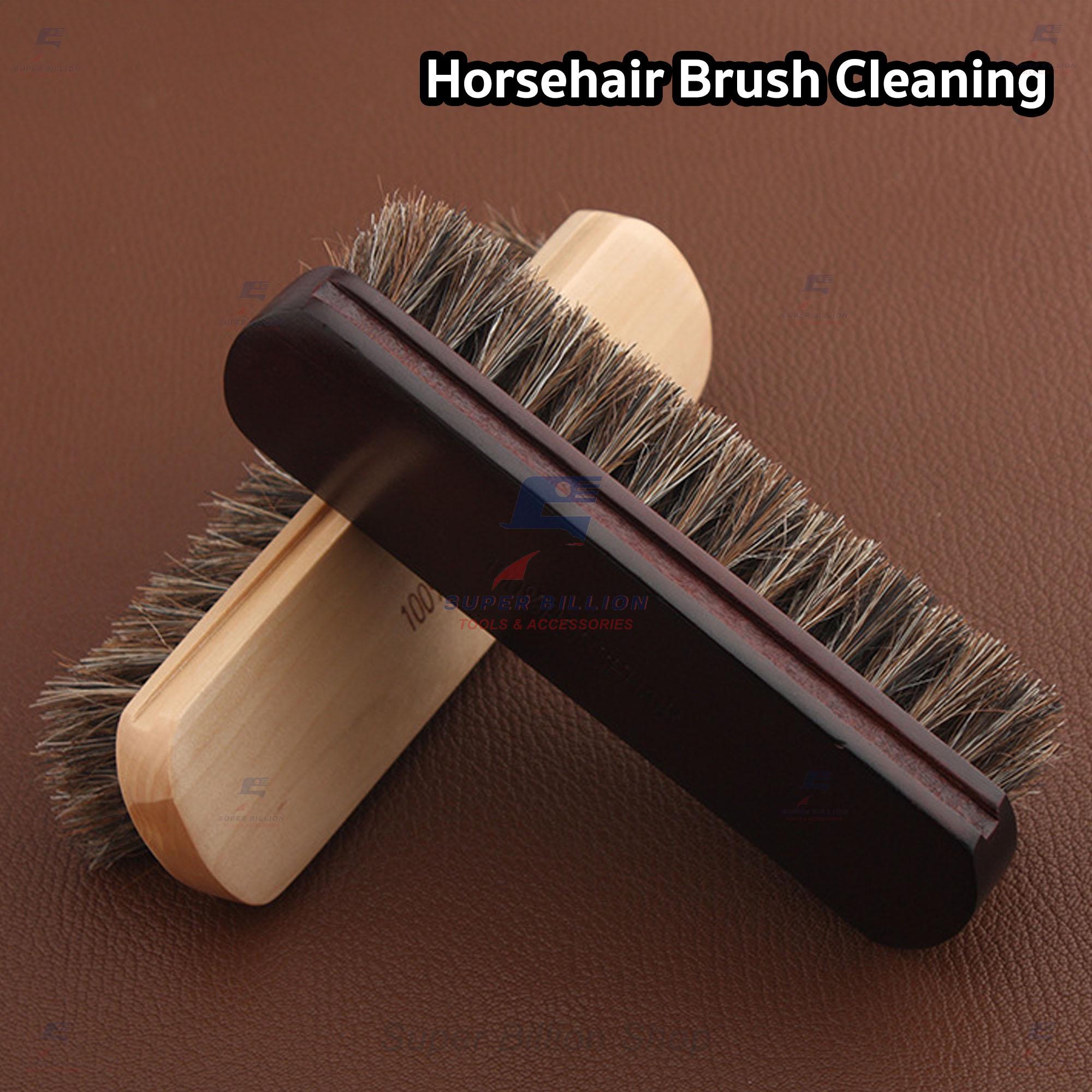 Brosse de nettoyage en crin de cheval TENZI