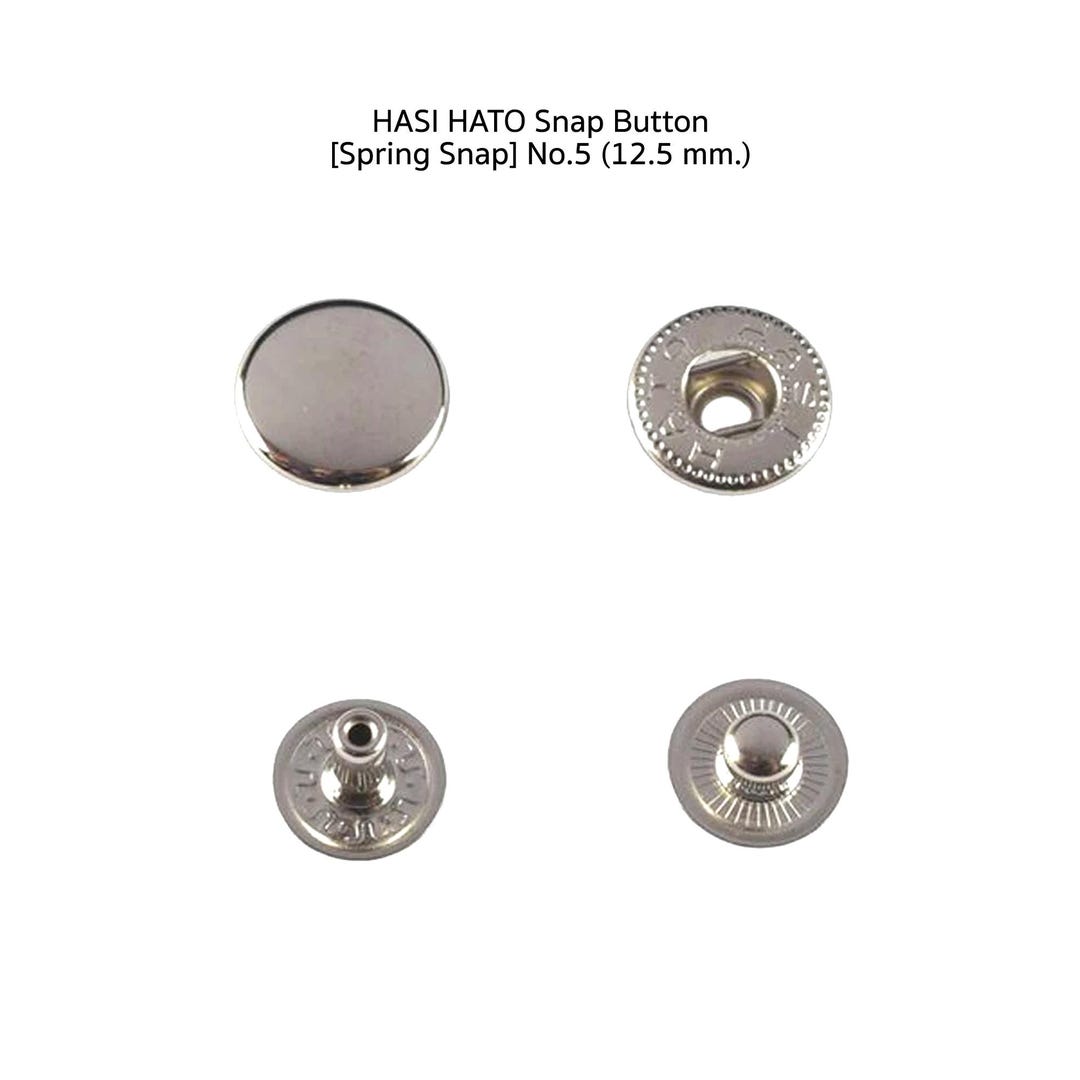 HASI HATO Bouton-pression n° [12,5 mm] Nickel 10 jeux/paquet