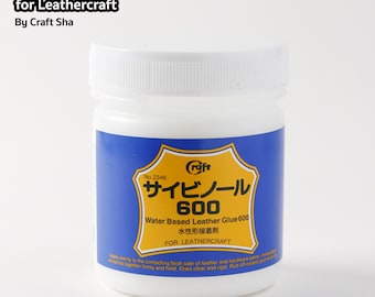 Craft Sha #600 Leathercraft Glue – 150ml High-Viscosity Water-Based Adhesive – Made in Japan