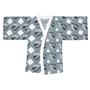 Long Sleeve Kimono Robe (AOP)