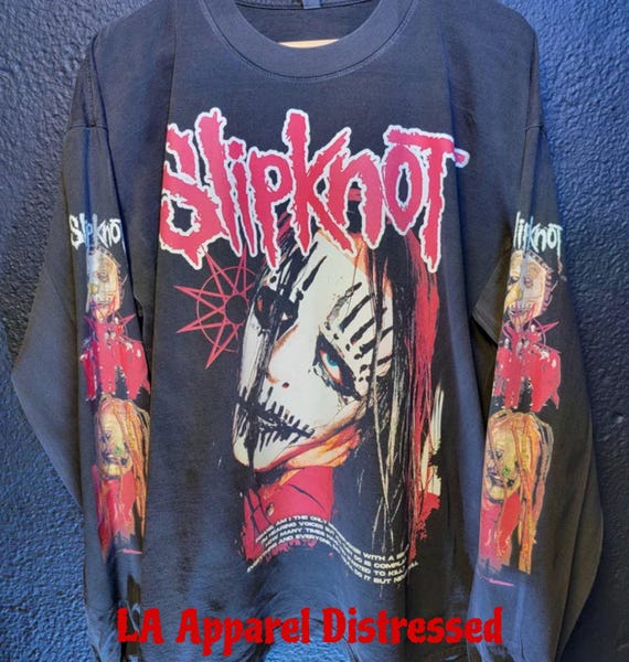 Slipknot 25th Anniversary Long Sleeve Shirt Custom Multi-print