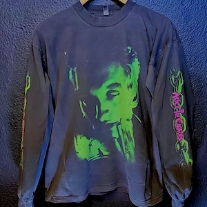Layne Staley Tribute Shirt, Alice in Ketten Grunge T-Shirt, Benutzerdefiniertes Grafikband T-Shirt für Fans GRÜN