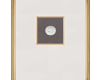Intaglio in Gold Frame - Large
