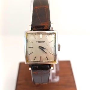 IWC mechanical platinum watch