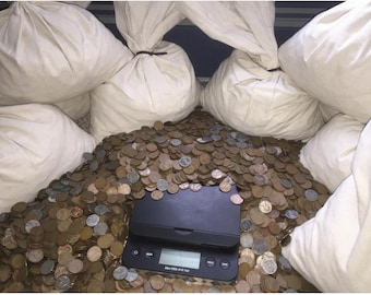1LB Wheat Penny Bag OLD US Lincoln Cent Coins Vintage Estate Collection PDS