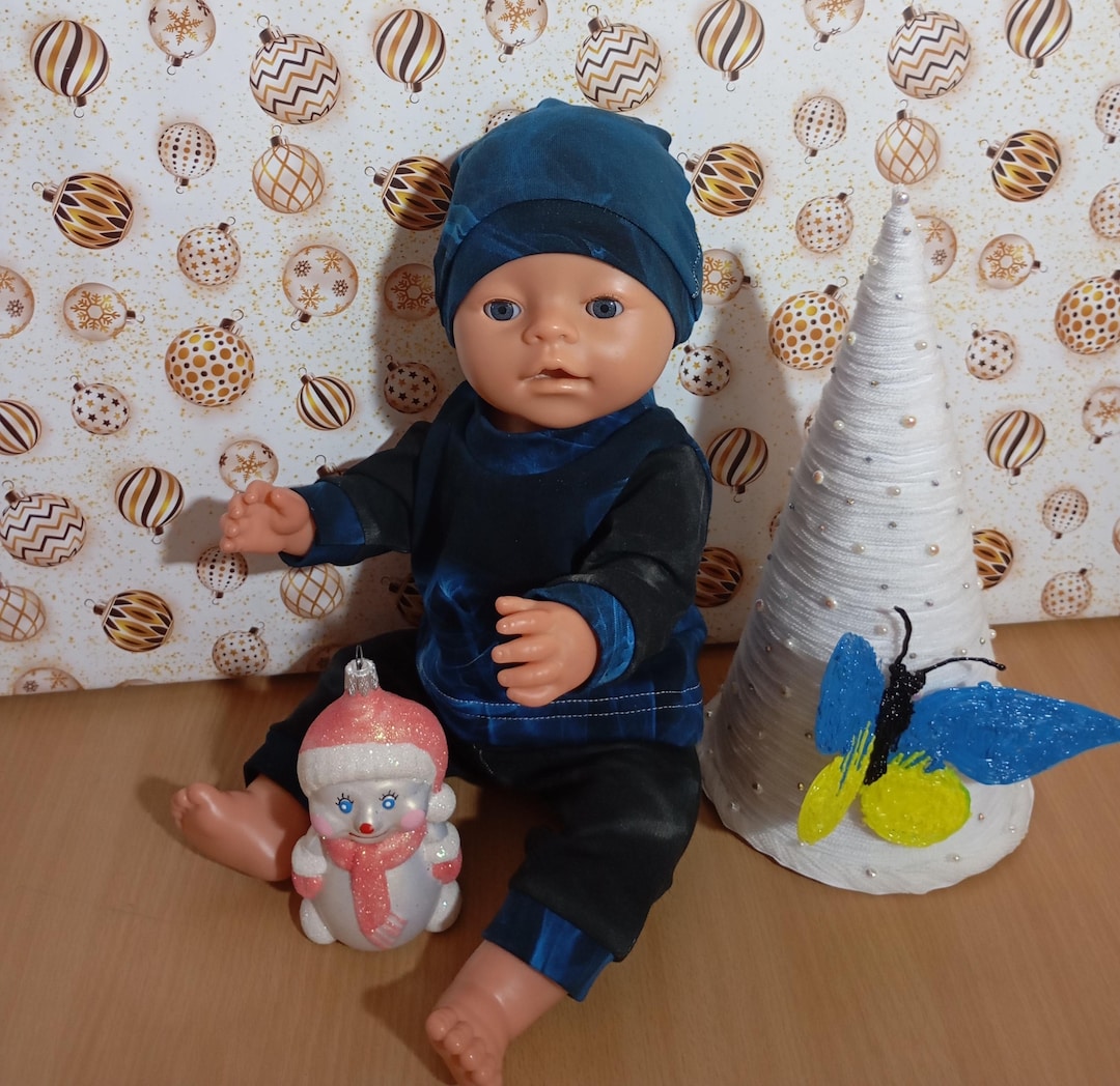 Baby Born Doll Suit. Cotton Toy Suit, 42-43cm Doll Clothes Set, 17 Inch ...