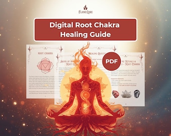 Root Chakra Healing Guide | Grounding & Safety Workbook | Nervous System Regulation | Chakra Journal PDF