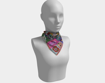 Mexican Artifacts Square Scarf