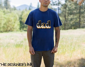Dad Aesthetic Tshirt, Father Tee, Parent T-shirt, Slogan Tee, Typography Shirt, Graphic Parent T, Retro Font Tee, New Dada Clothing Gift