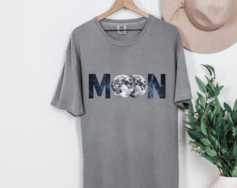 Moon Tshirt, Space T-shirt, Astronomy Science Gift Tee, Cosmic Shirt, Space Lover T, Galaxy Unisex Tee, Astronomy Tee, Celestial Tshirt