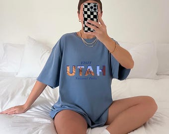 Utah Aesthetic Tshirt, National Park Tee, Bryce Canyon Lover T-shirt, Travel Shirt, Nature Gift Tee, Desert Landscape Tee, Scenic Nature T
