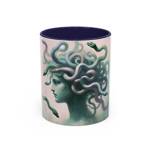 Medusa Coffee Mug, Mythical Art Mug, Unique Gift for Fantasy Lovers, Greek Mythology Mug, Gorgon Mug, Mythical Legend, Divine Feminine
