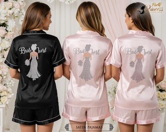 Bridesmaids Pajamas, Soft Bridesmaid Pjs, Bridal Party Pjs, Wedding Bridesmaid Gifts, Bachelorette Party Gifts